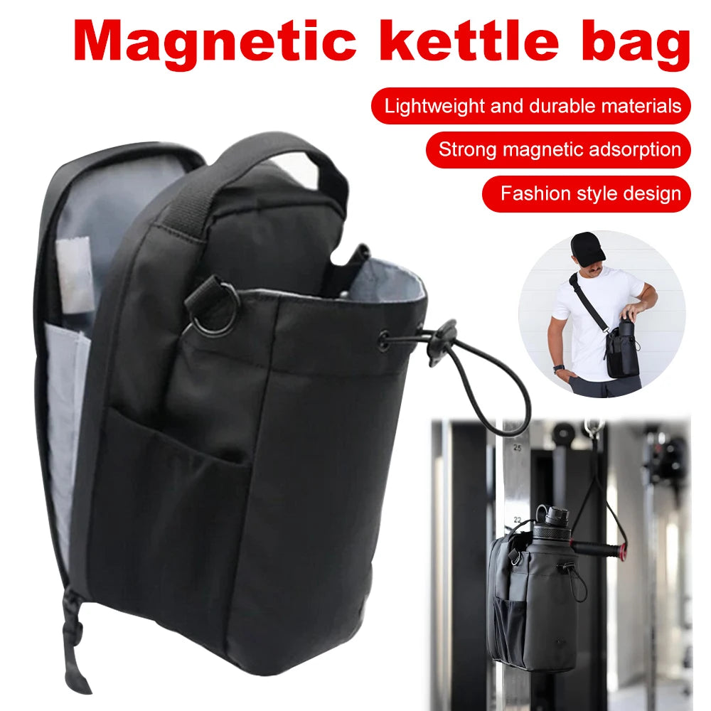 Compact Gym Sling Bag w/ Bottle Pouch