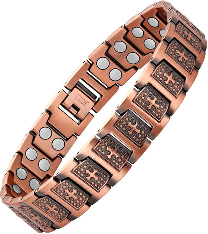 TitanCopper™ Shield Cross Bracelet