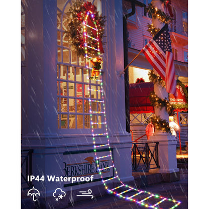 Santa's Climbing Ladder Lights