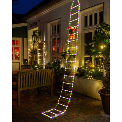 Santa's Climbing Ladder Lights